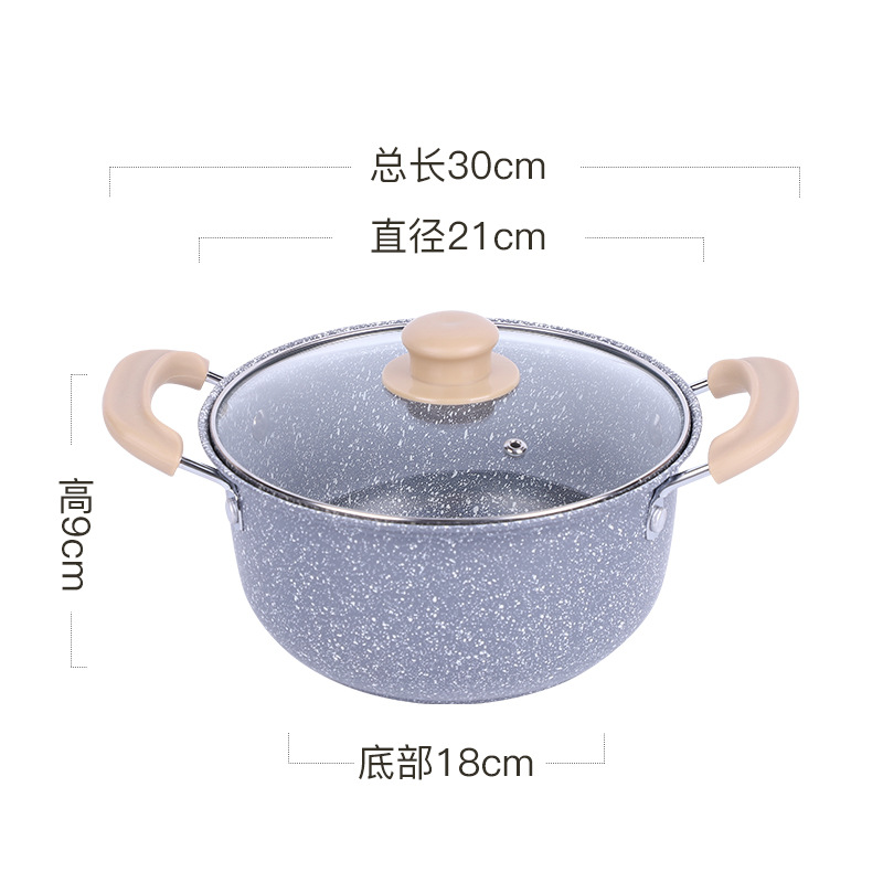 Nuevo conjunto de cinco piezas de paneles de arroz casero paneles de piedra antiadherentes regalo de reunión anual al por mayor caja de regalo de paneles de arroz