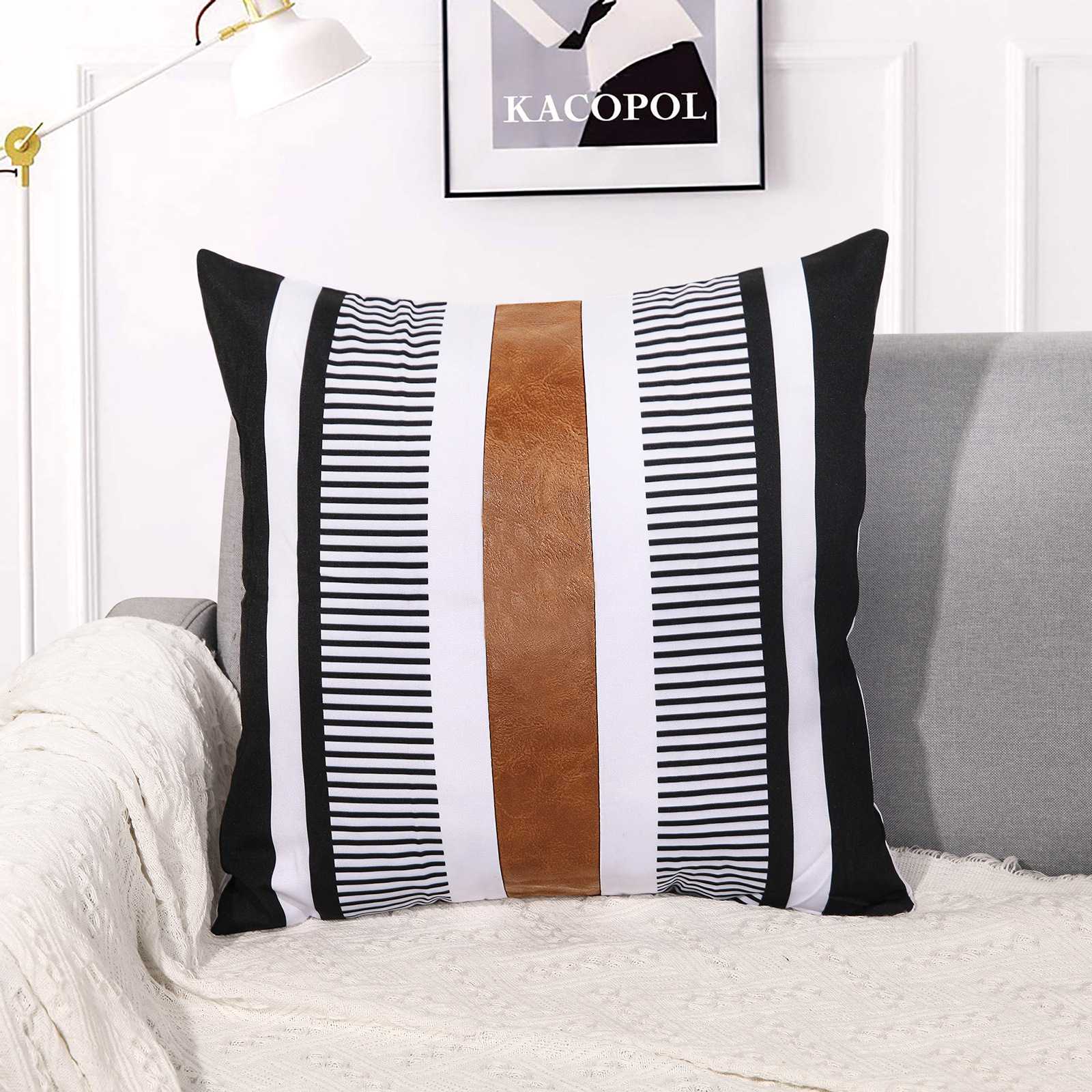 Polyurethane pillow for side table, pillowcase for bed, for import, wholesale