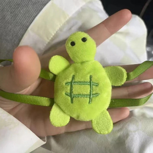 New Capybara Plush Toy Bicycle Accessory Lying Doll Decoration Pendant Small Turtle High-Value Versatile
