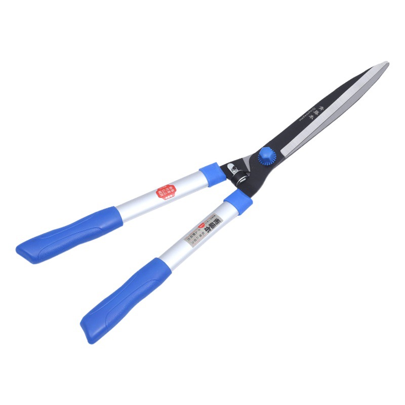 Tijeras de césped de jardín de vid verde Tijeras de acebo Tijeras de aleación de aluminio Fábrica en stock Tijeras de césped de jardín verde