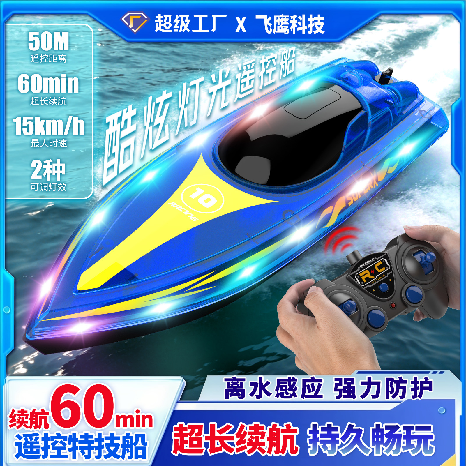 smart travel speedboat