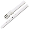 White watch strap, silver needle