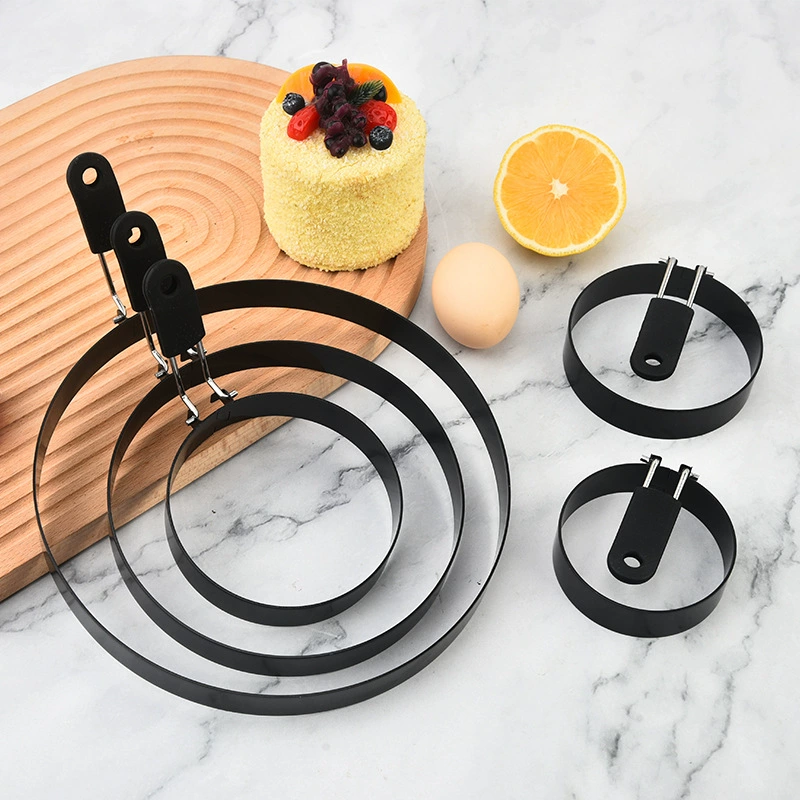 Оптовая Продажа с фабрики из нержавеющей стали Яйцо омлет бытовой круглый жареное яйцо на пару жареное яйцо форма кухонные инструменты для выпечки