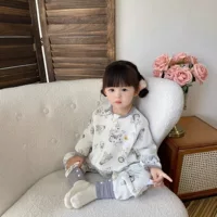 Детский спальный мешок, двухслойный, с рукавом три четверти, тип А, марлевая пижама из бамбукового волокна для младенцев и маленьких детей, летний противоударный спальный мешок