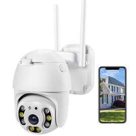 高清V380夜视wifi摄像头源头工厂 球形摄像机户外防水监控器