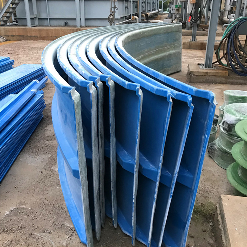 Fiberglass Sewage Pool Cover, Sewage Treatment Plant Flat Gas Collection Seal Cover, Water Storage Tank Trench Board, Corrosion-Resistant with Cover