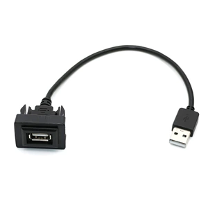 [丰田凯美瑞普锐斯卡罗拉威驰锐志 RAV4 USB 接口适配器电缆汽车]