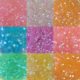Transparent color fairy sequins five-pointed star love shell snowflake beads nail art patch manual diy filling