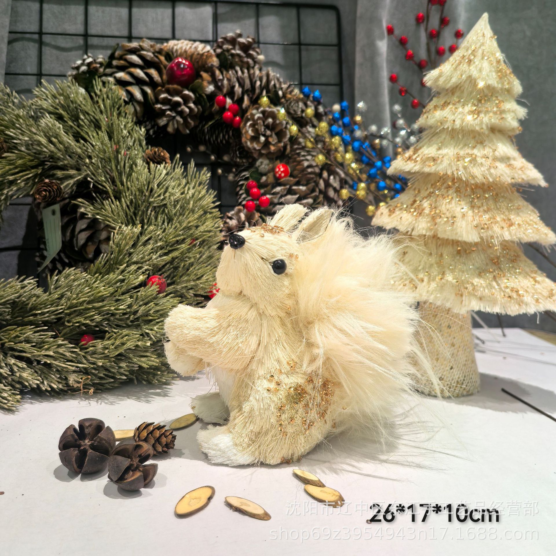 Decoración de ciervo navideño, adornos lindos, exquisitos recuerdos, simulación de alces, decoración de escritorio de ventana navideña, accesorios