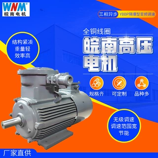 皖南电机马达YBBP隔爆型变频调速三相异步防爆电动机2.2kw4kw现货