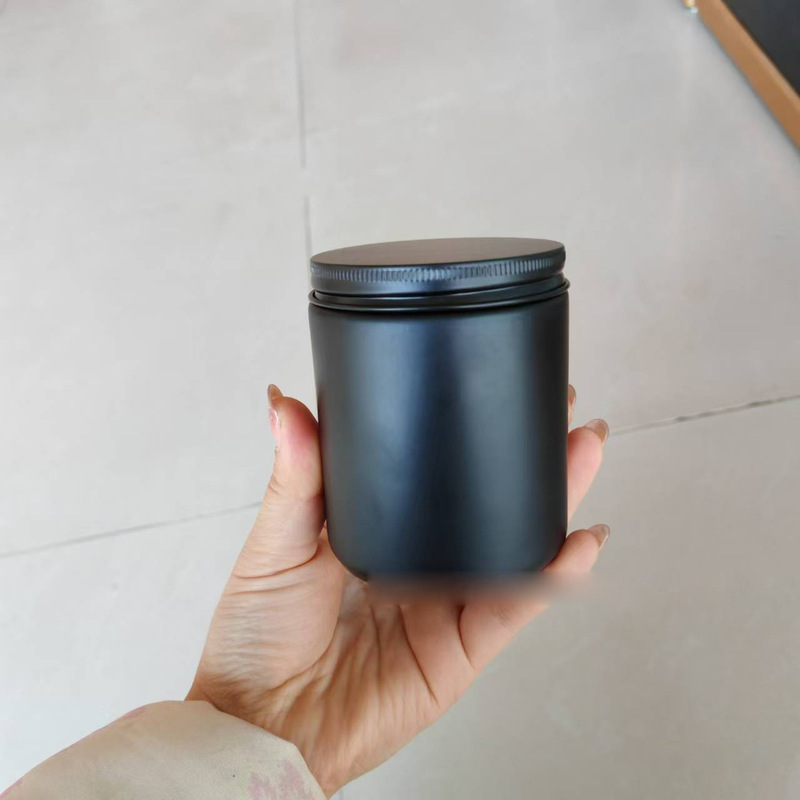 スポット100ml茶色アロマガラスキャンドルカップ空瓶グリーンキャンドル缶250ml空瓶蒙砂キャンドル台|undefined