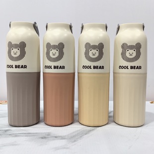 Fashion creative handle tooth bucket cute cartoon bear toothpaste toothbrush storage box mouthwash cup tooth cup wholesale