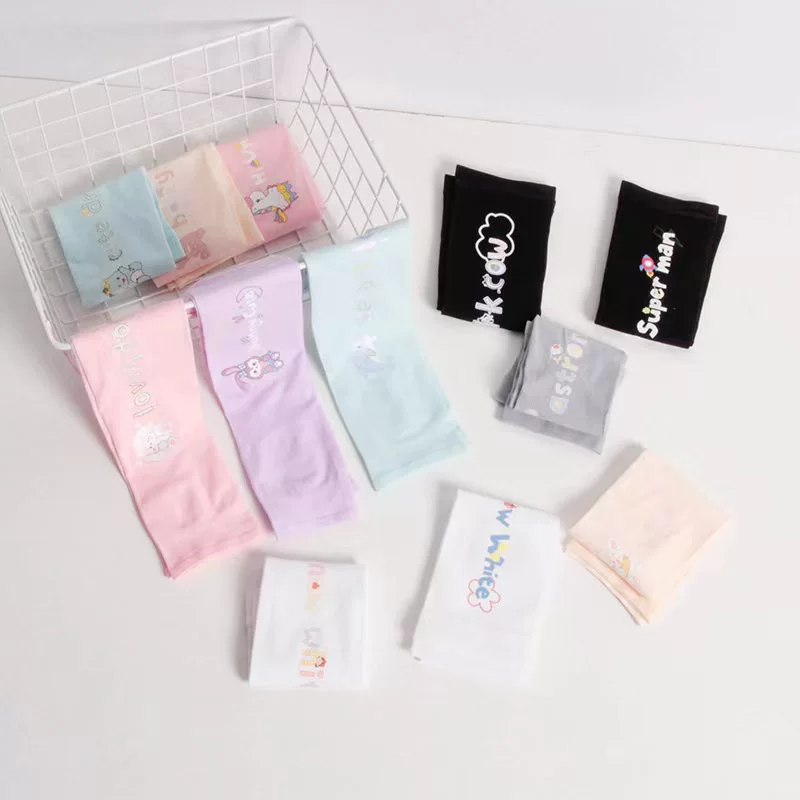 Новый детский солнцезащитный крем ледяные рукава Лето дышащий милый мультфильм ледяные шелковые рукава УФ-защита дети ледяные рукава оптом