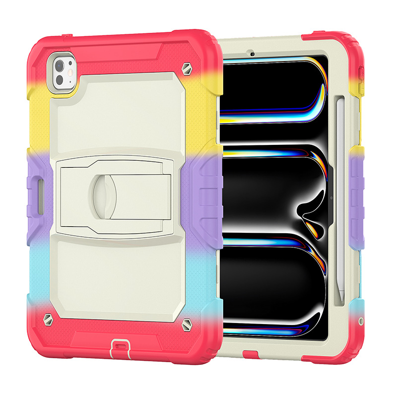 iPad Pro2024 nueva cubierta plana de silicona air6 manzana cubierta 11 pulgadas soporte anti-caída y anti-flexión