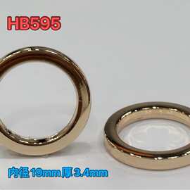 厂家批发合金压铸圆圈 平圈 户外包包金属无缝闭口圆环 服饰五金