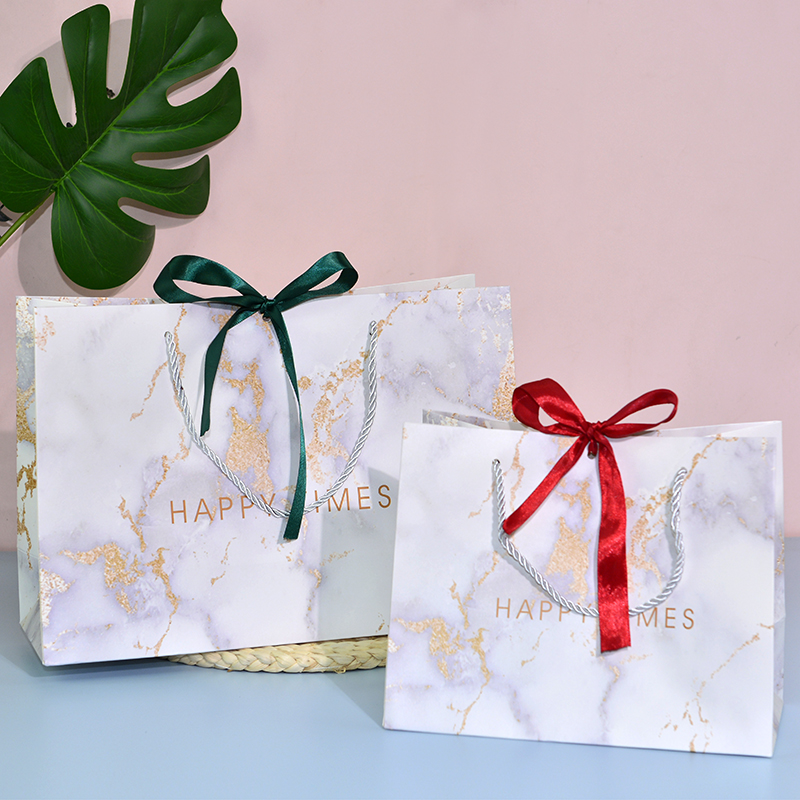 Nordicins bolsas de regalo de mármol rosa dorado bolsas de dulces de boda con regalos de mano bolsas de mano bolsas de ropa