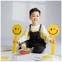 儿童摄影道具笑脸板贴纸宝宝拍照摆件影楼用品