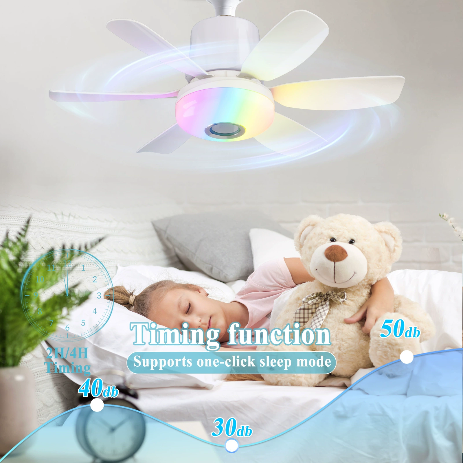 LED вентилятор для воздуха для спальни для гостиной, современные светильники, для импорта, новая коллекция, опт