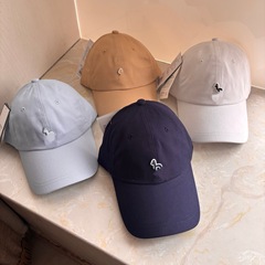 韩国潮牌hajisi高品质男女情侣款刺绣小标休闲时尚棒球帽