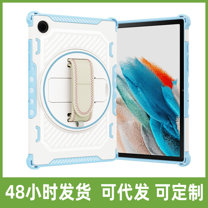 Cross-border applicable Samsung Galaxy Tab A9 8.7 inch flat leather case SM-X110/X115 protective case