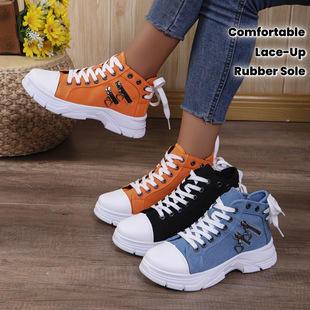 J 40641 Thick High Top Canvas Shoes ��׸ߎͷ���ŮЬ�羳