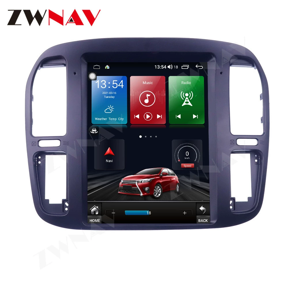 Suitable for Rand Cool Road LC100 Lexus LX470 Android central control modification large -screen navigation all -in -one