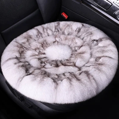 seat cushions, a luxurious and warm winter set, Wool pad - single-piece-off-white