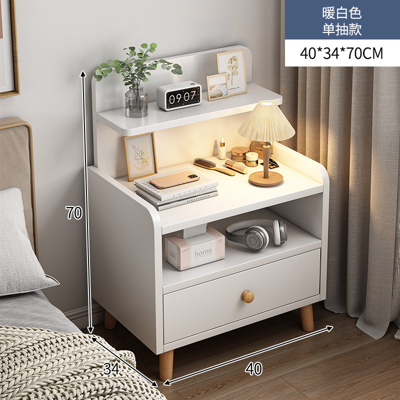 Tabera de cabecera pequeña mini dormitorio doméstico al lado de la cama almacenar armario pequeño para alquilar cabecera de cama piso