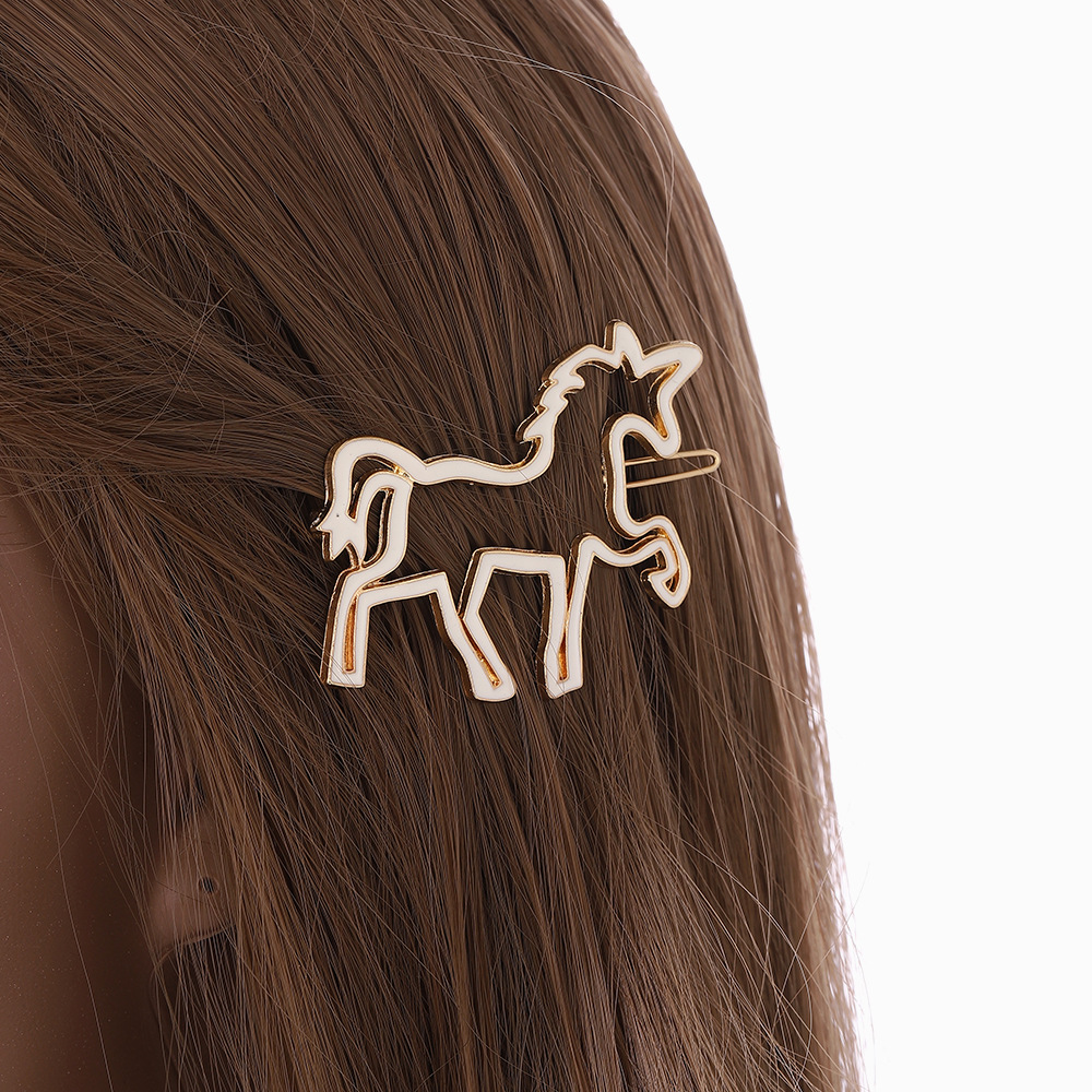 Simple Style Horse Alloy Plating Hair Clip 1 Piece display picture 3