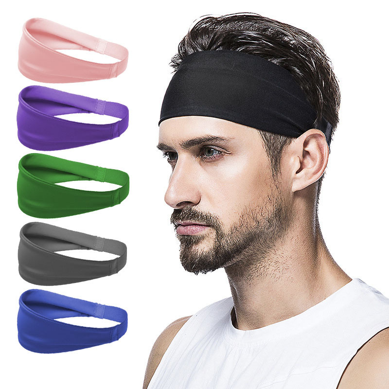 Fitness Yoga Special Headband for Men and Women Sweat Absorbing Hair Band Sports Running Summer Forehead Protection Headband Headband Basketball