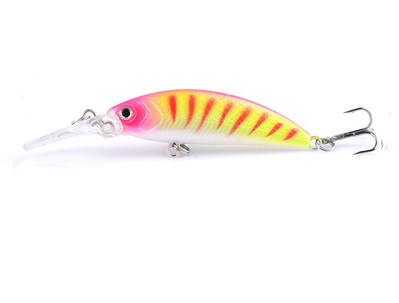 Small Minnow Fishing Lures Hard Plastic Baits Fresh Water Bass Swimbait Tackle Gear