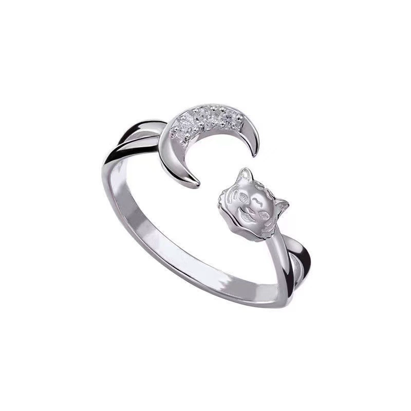 Кольцо Wenhao Wild Dog Ring с двухмерным аниме Takagawa Akutagawa Akikawa Makang Zhongyuan Zhongdao Мужское и женское кольцо
