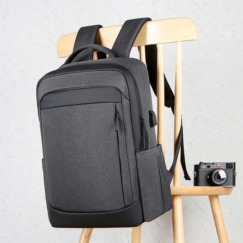 Sacoche pour ordinateur portable homme, modèle simple et pratique, sac à dos multifonctionnel avec compartiment de rangement pour ordinateur, léger, luxueux et tendance._voghion.com