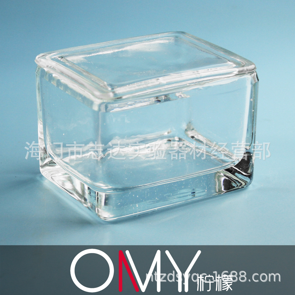 玻璃染色缸 20片装载玻片玻璃染色架 玻璃切片盒