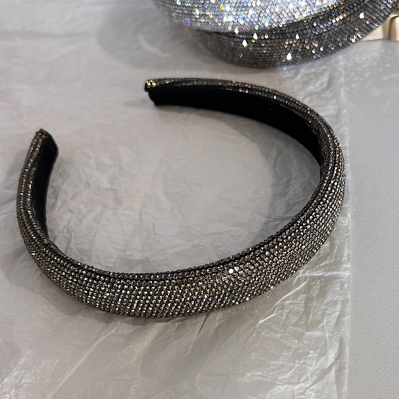 Fashion Solid Color Rhinestone Diamond Rhinestone Hair Band 1 Piece display picture 8