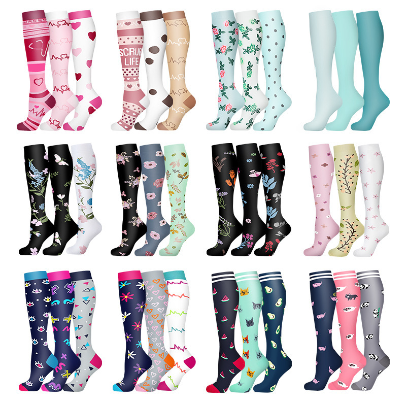 Cross-border New Pressure Socks suit Foot Socks Sports Stockings Amazon Pressure Socks Compression Leg and Knee