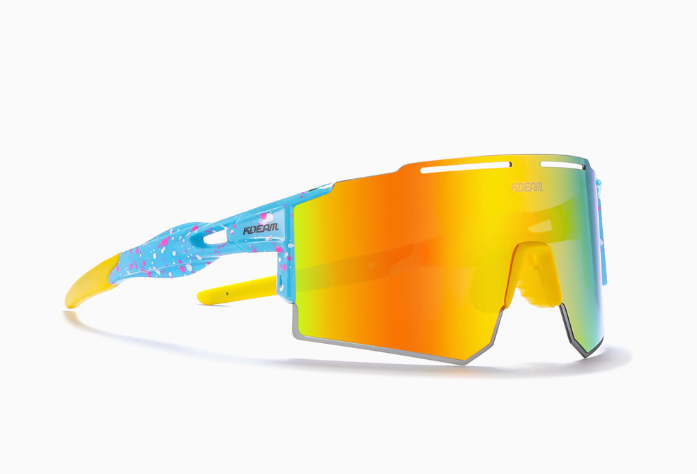 Sports Color Block Tac Special-shaped Mirror Frameless Sports Sunglasses display picture 2