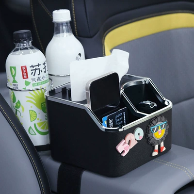 storage box car tissue — Car tissue box/set - colon-black-background