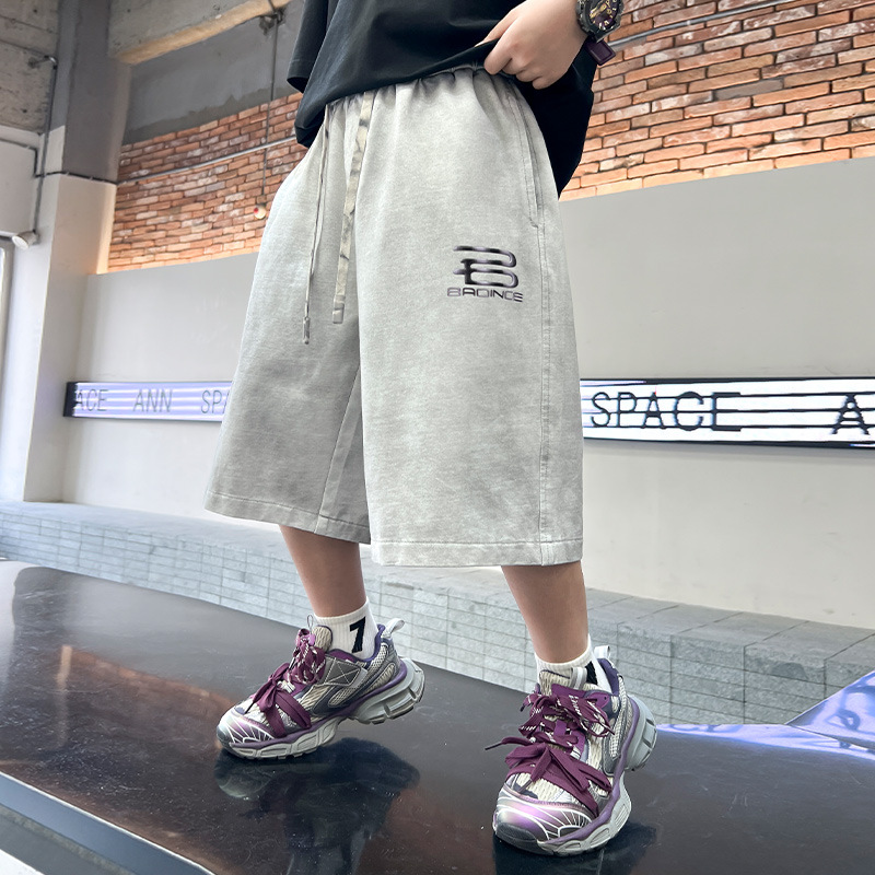 Boys Korean Style Five-point Casual Shorts For Summer Kids Fashion_voghion.com