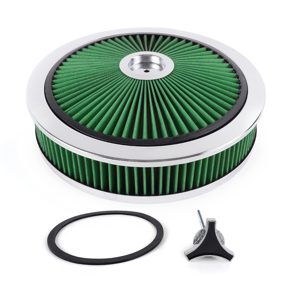 Cross-border car modification parts air filter 14x 3 round large flow air filter YX003-70-115