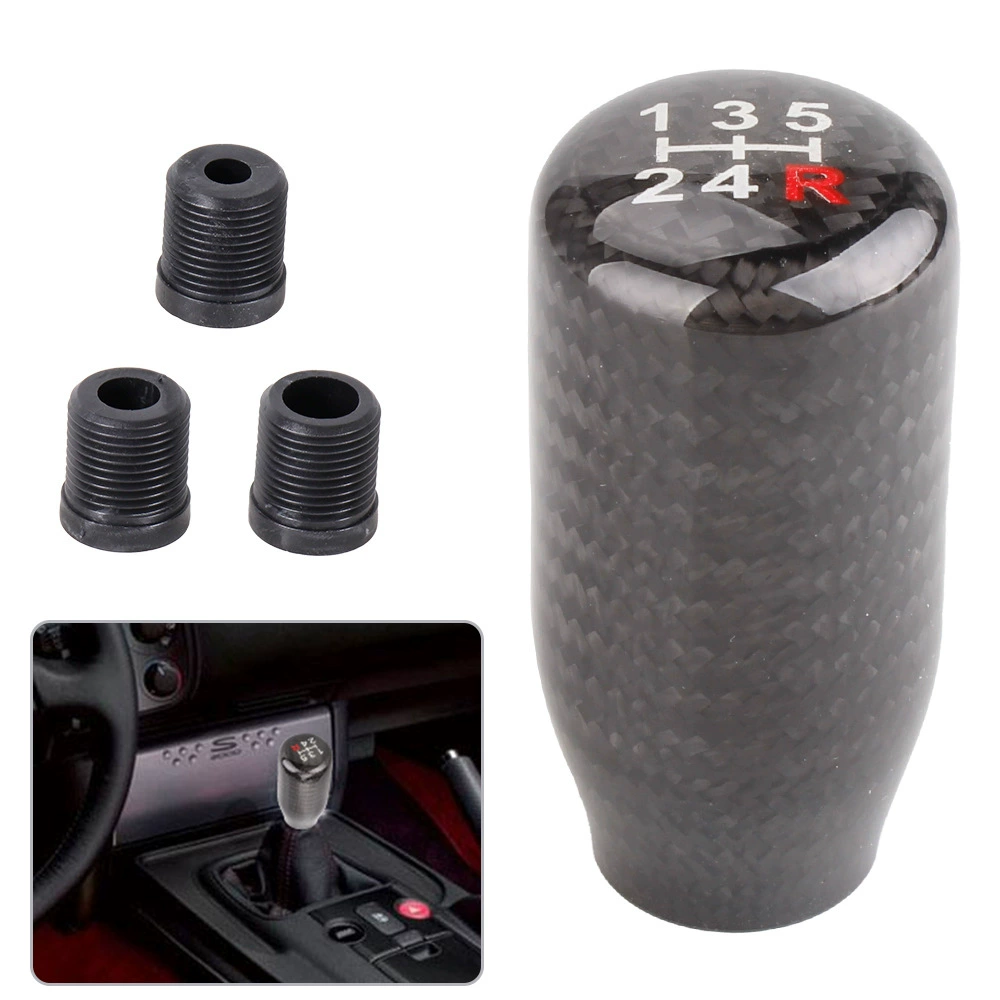 Трансграничные аксессуары для модификации автомобилей из углеродного волокна головка переключения 5-ступенчатая 6-ступенчатая ручка переключения передач