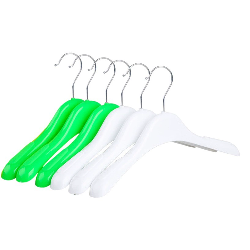 Высококачественная белая детская пластиковая вешалка для брюк, магазин детской одежды, утолщенная вешалка для брюк, нескользящий магазин одежды, большой детский зажим для брюк