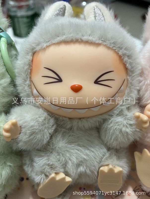 （东莞高品质）拉布一代二代三代祖国版心动马卡龙搪胶盲盒公仔|undefined