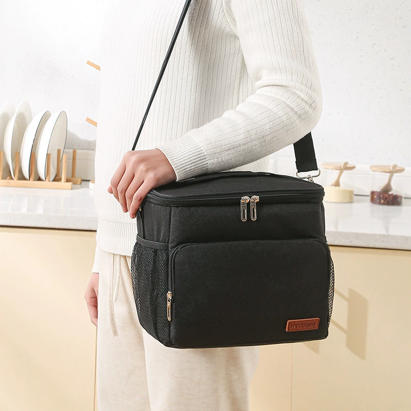 Capacious thermos, lunch box, bag, oxford cloth, increased thickness