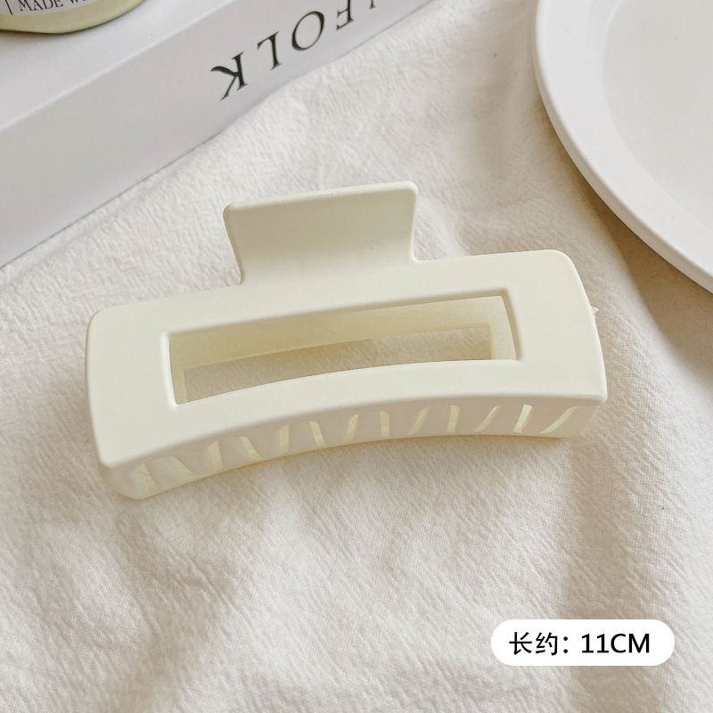 Pinza para el cabello con plato de perlas de invierno coreano para mujer, gran cantidad de cabello, clip para el cabello de tiburón, elegante temperamento, pinza para el cabello, tocado