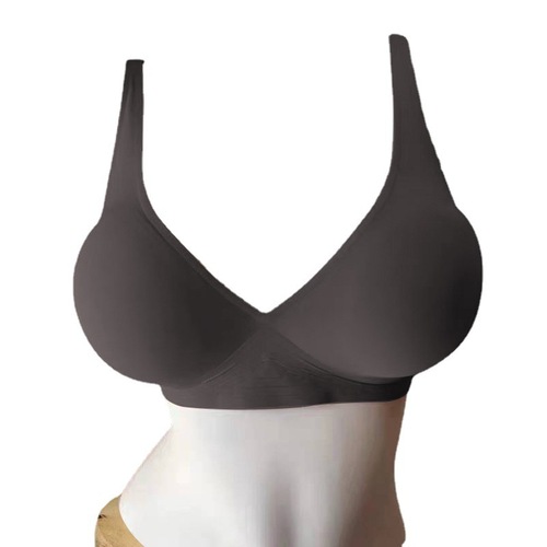 Thickened bra underwear for women with small breasts becoming bigger and showing a slim waist Korean seamless bra seamless thickened no rim bra