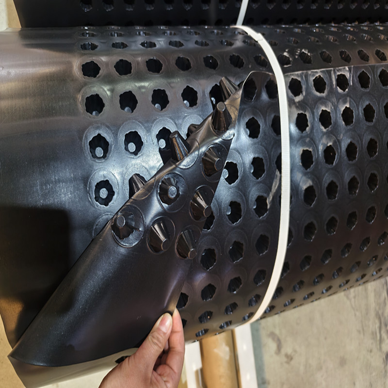 排水板卷材2公分凹凸型车库疏水塑料HDPE种植顶板楼顶花园排水板