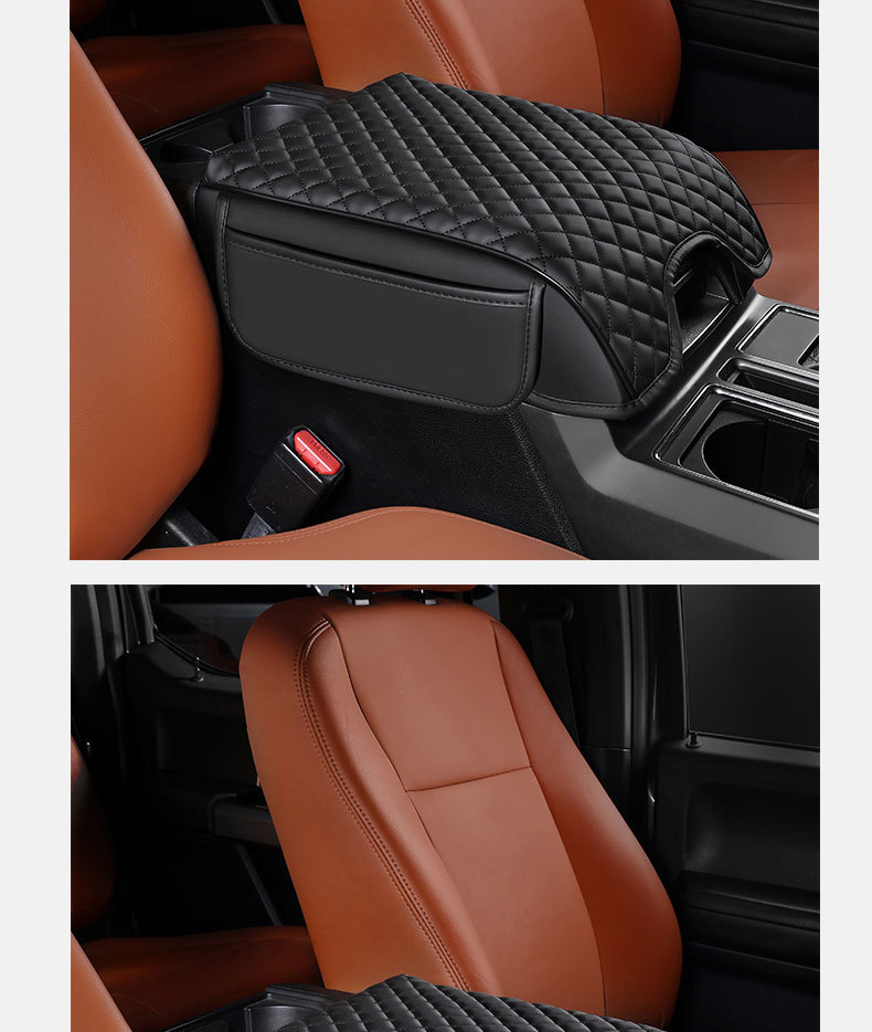 Suitable for 2015-2020 Ford F150 Car Armrest Box Heightening Pad Elbow Support Pad Armrest Box Cushion