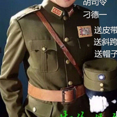 民国軍兵士服男女特務服装沙家浜徳一抗戦軍装舞台演出服装成人