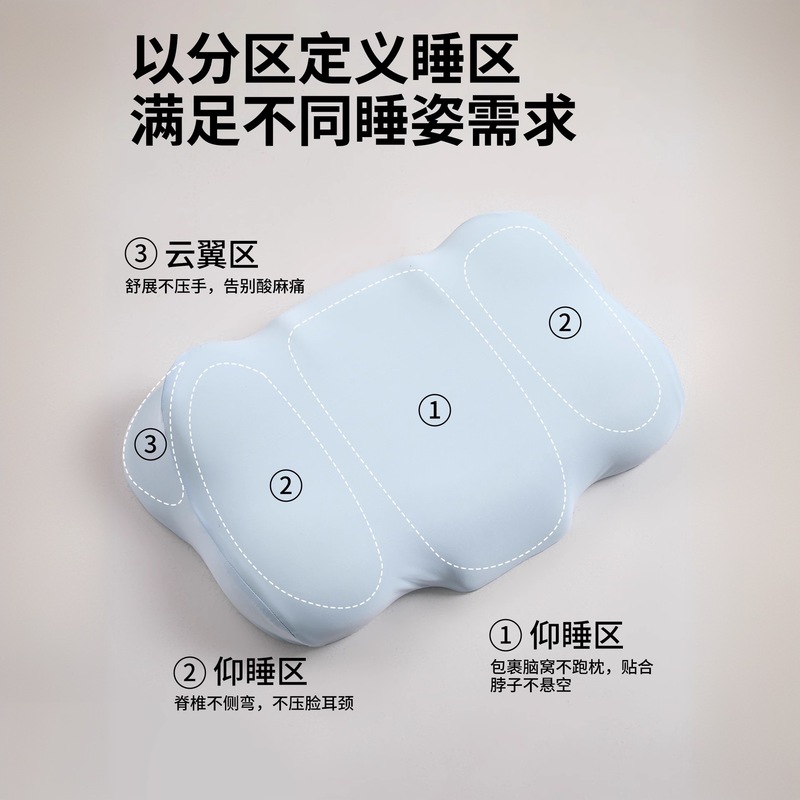 云朵记忆棉枕头护颈椎酒店专用枕芯一对成人家用侧睡护颈深睡枕|undefined